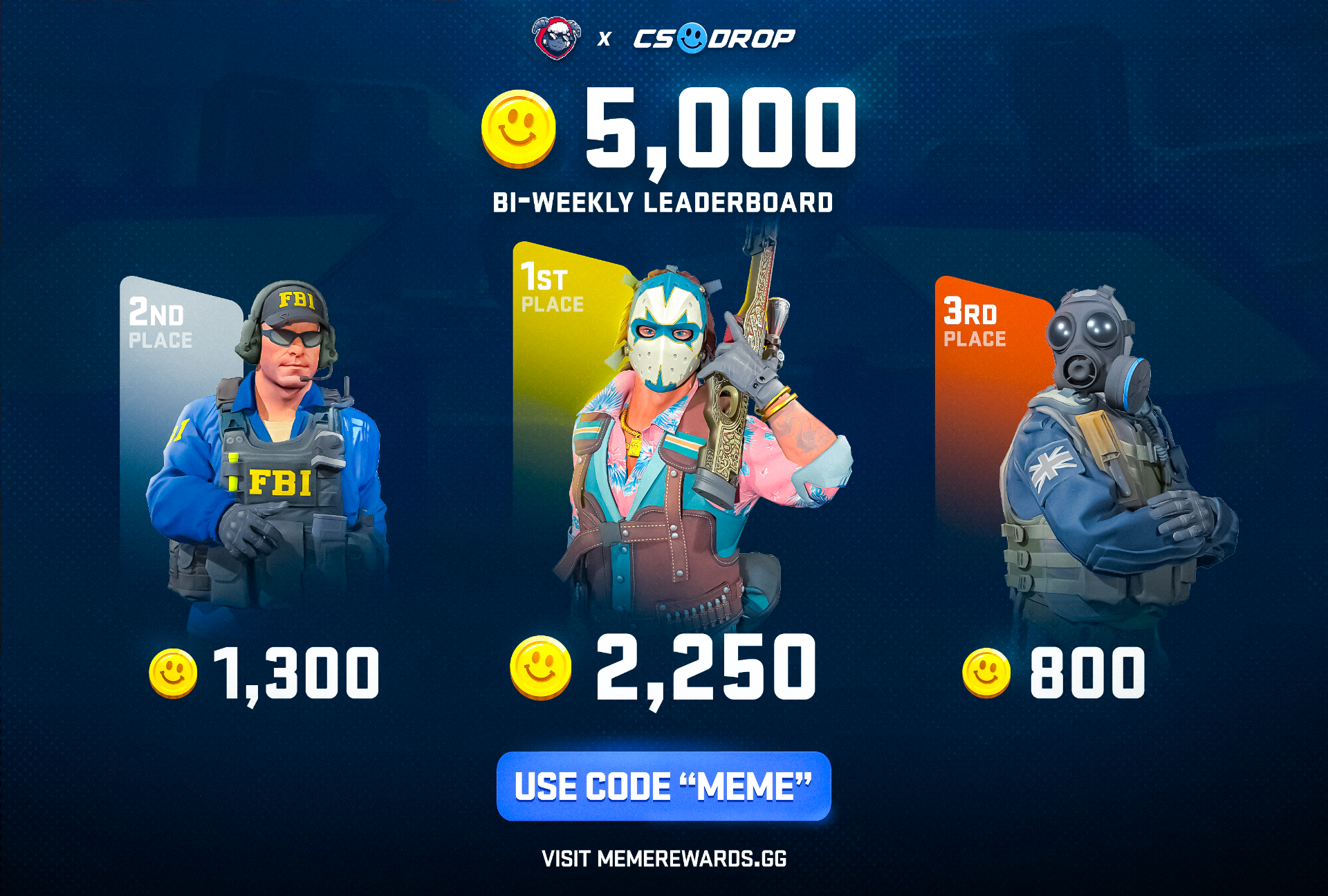 CSDROP — 5,000 Bi-Weekly Leaderboard